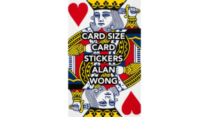 POKER Size Card Stickers by Alan Wong Karten Aufkleber set