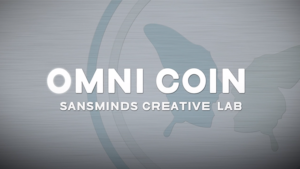 Omni Coin US version (DVD and 2 Gimmicks) by SansMinds Creative Lab Geliehene unterschr. Münze in transparente Münze verwandeln