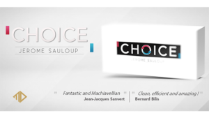 Choice (Gimmicks and Online Instructions) by Jerome Sauloup and Magic Dream 2 Zuschauer wählen identische Karten