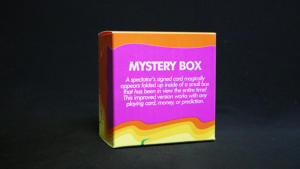 Mystery Box by John Kennedy Magic unterschriebene Zuschauerkarte erscheint in Box