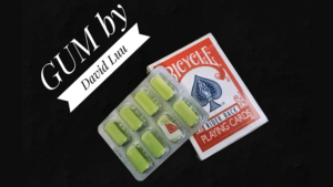 GUM by David Luu video DOWNLOAD Kartenecke in ungeöffneter Kaugummiverpackung