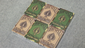 Bicycle Tactical Field Green Camo/Brown Camo (6 Decks) by US Playing Card Co 6x Poker Kartenspiel Spielkarten