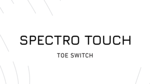 Spectro Touch Toe Switch by Joao Miranda and Pierre Velarde Fußschalter für Spectro Touch
