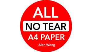No Tear Pad (Extra Large, 8.5 X 11.5 ") ALL No Tear by Alan Wong Notizblock aus nicht-zerreißbarem Papier