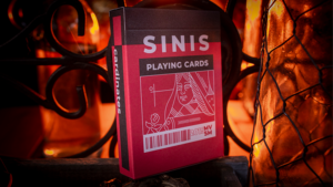 Sinis (Raspberry and Black) Playing Cards by Marc Ventosa Poker Kartenspiel Spielkarten