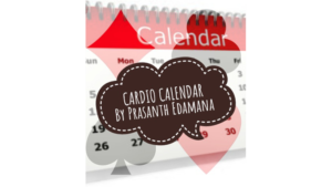 Cardio Calendar by Prasanth Edamana Mixed Media DOWNLOAD Mentaleffekt mit Visitenkarten und Kalender
