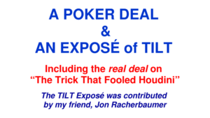 A Poker Deal & An Exposé of TILT by Paul A. Lelekis eBook DOWNLOAD 3-phasiges Abhebemirakel