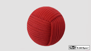 Rope Ball 2.25 inch (Red) by Mr. Magic Seil Ball für Becherspiel Rot 5,7cm