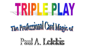 Triple Play by Paul A. Lelekis Mixed Media DOWNLOAD Kartenplatztausch-Routinen