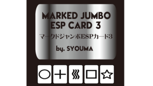 Marked Jumbo ESP Cards (Black) by Tejinaya Magic Markiertes Jumbo-ESP-Kartenspiel