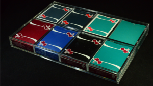 Carat X4x2 (Holds 8 Decks) Transparente Präsentationsbox für 8 Kartenspiele