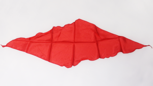 Diamond Cut Silk 18 inch (Red) by Magic by Gosh halbes Tuch rot 45 cm