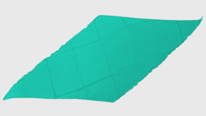 Diamond Cut Silk 18 inch (Turquoise) by Magic By Gosh Tuch Seidentuch Zaubertuch 45 cm, Türkis