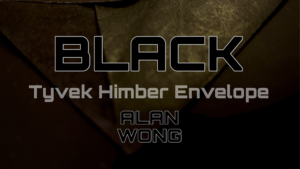 Tyvek Himber Envelopes BLACK (10 pk.) by Alan Wong Doppelseitige Himber-Briefumschläge aus Tyvek, 10 Stck Schwarz