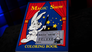 MAGIC SHOW Coloring Book DELUXE (4 way) by Murphy's Magic Zaubermalbuch mit leeren Seiten befüllt sich von selbst