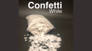 Confetti WHITE Light by Victor Voitko (Gimmick and Online Instructions) Schneeflocken Konfetti Weiss Nachfüllpackung