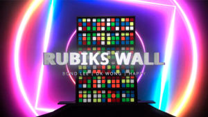 RUBIKS WALL Complete Set by Bond Lee Zauberwürfel zeigen gedachtes Bild Komplettset