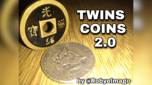 TWINS COINS 2.0 by Roby El Mago video DOWNLOAD Münztrick Zaubertrick mit zwei Münzen