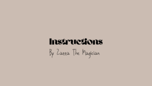 INSTRUCTIONS by Zazza The Magician video DOWNLOAD Gezogene Karte zu Zuschauerkarte