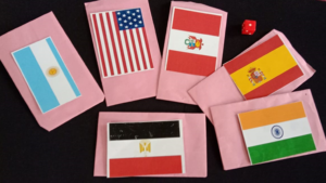 COUNTRIES & NUMBERS by Dibya Guha eBook DOWNLOAD Voraussage mit Landesflaggen-Karten und Würfel