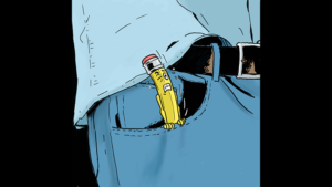 Rising Pencil From Pocket by Armen kobalj video DOWNLOAD Stift kommt selbst aus der Hosentasche