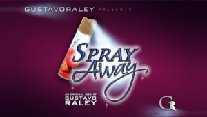 SPRAY AWAY (Gimmicks and Online Instructions) by Gustavo Raley große Spraydose verschwinden lassen