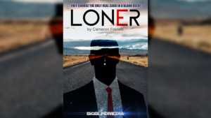 Loner Red (Gimmicks and Online Instructions) by Cameron Francis ausgewählte Karte einzige bedruckte Karte