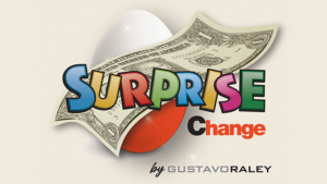 Surprise Change (Gimmicks and Online Instructions) by Gustavo Raley Geldschein verwandelt sich in Überraschungsei