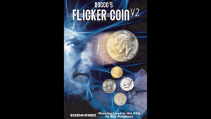 FLICKER COIN V2 (Eisenhower) by Rocco Münze erscheinen lassen mehrere Münzen produzieren