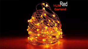 i-Lite Garland RED by Victor Voitko (Gimmick and Online Instructions) 2 m lange Lichterkette erscheinen lassen