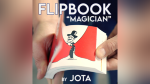 FLIP BOOK MAGICIAN (Gimmick and Online Instructions) by JOTA Ring verschwindet aus Schachtel und erscheint in Daumenkino