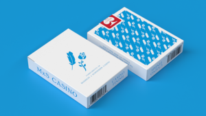 MxS Casino Playing Cards by Madison x Schneider Markierte Poker Spielkarten Blau