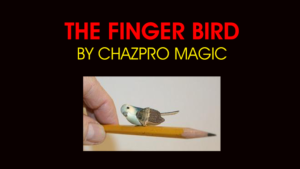 THE FINGER BIRD by Chazpro Magic Vogel bleibt nur bei Zauberer auf Finger