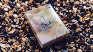 Oyster (Marked) Playing Cards by Think Auster Poker markiertes Kartenspiel Braun