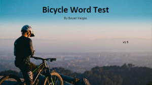 Fahrrad-Wort-Test von Boyet Vargas ebook DOWNLOAD