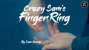 Hanson Chien Presents Crazy Sam's Finger Ring BLACK / LARGE (Gimmick and Online Instructions) by Sam Huang Ring Schwarz Größe L
