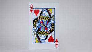 Bicycle Jumbo Queen of Hearts 2 of Club Jumbokarte Herz Dame Kreuz 2