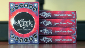 Ecliptic Zodiac Playing Cards Tierkreiszeichen Poker Spielkarten blau