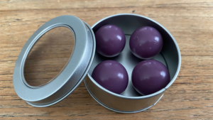 John Anders Make It Easy Balls (Purple) 4 Silikonbälle für Becherspiel lila