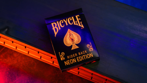 Bicycle Neon Solar-Orange Rider Back Playing Cards Poker Kartenspiel fluoreszierend