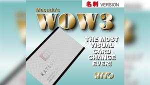 WOW 3.0 Business Card Version Limited Edition (JAPAN) Leere Karte Verwandlung in Visitenkarte