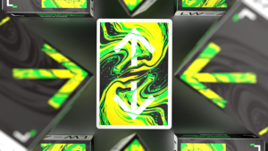 ARW V4 Playing Cards Poker Kartenspiel neon gelb grün limitiert