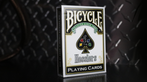 Hessler's Playing Cards Vierfarbiges Poker-Kartenspiel schwarze Rückseiten