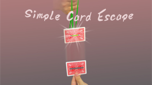 Simple Card Escape by Dingding video DOWNLOAD Karte Entfesselungstrick