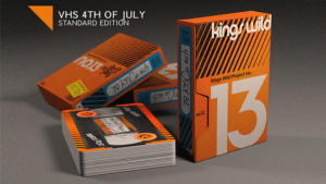 1982 VHS-4th of July Playing Cards by Kings Wild Project Poker Spielkarten holografisch