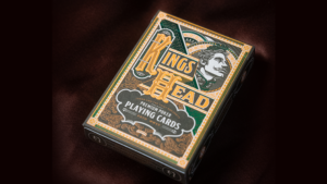 Kings Head (Green & Yellow) Playing Cards  by Joker and the Thief Poker Kartenspiel grün gelb