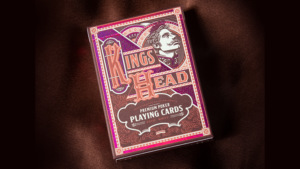 Kings Head (Purple and Rose) Playing Cards  by Joker and the Thief Poker Kartenspiel lila rosa