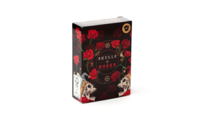 Skulls and Roses Playing cards Totenkopf und Rosen Poker Kartenspiel schwarz