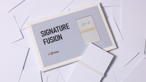 Signature Fusion by Jun Q and JT Magic Unterschrift wandert von einer Karte zur anderen