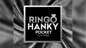 Ringo Hanky Pocket (Black for BABU) by GRUM® Ringtuch klein Einstecktuch